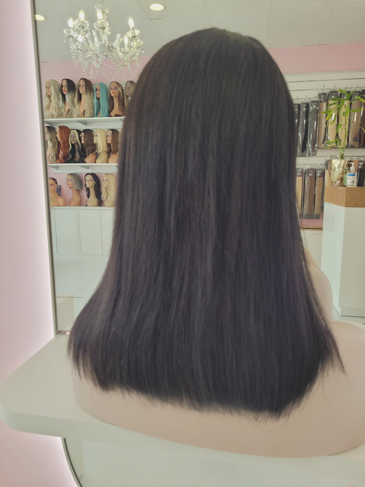 CELINE,A Blend of Classic Sophistication and Modern Flair, Natural Black Lace Front Wig