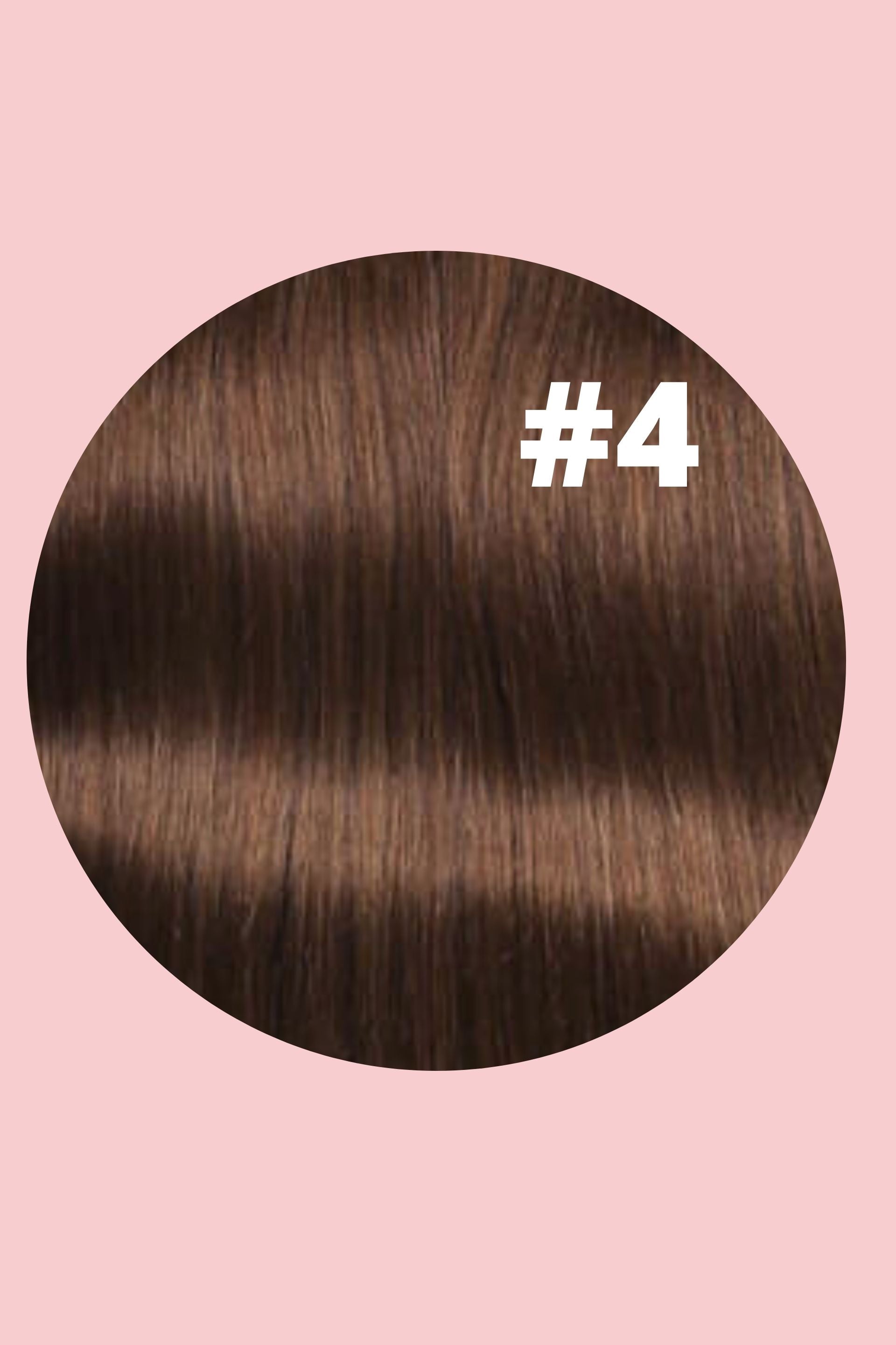#4 CHOCALATE  BROWN  20' CLIP-IN EXTENSIONS