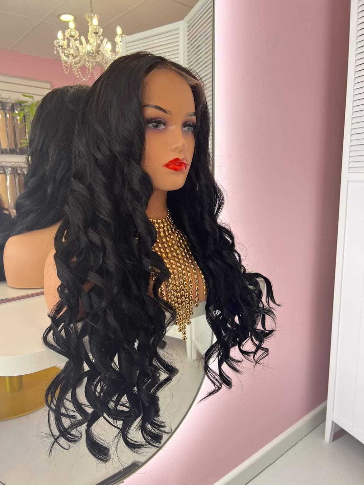 Embrace Elegance with KIM Lace front Human Hair Wig